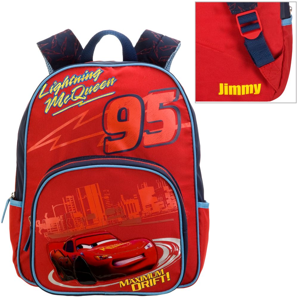 Personalized Lightning McQueen Backpack