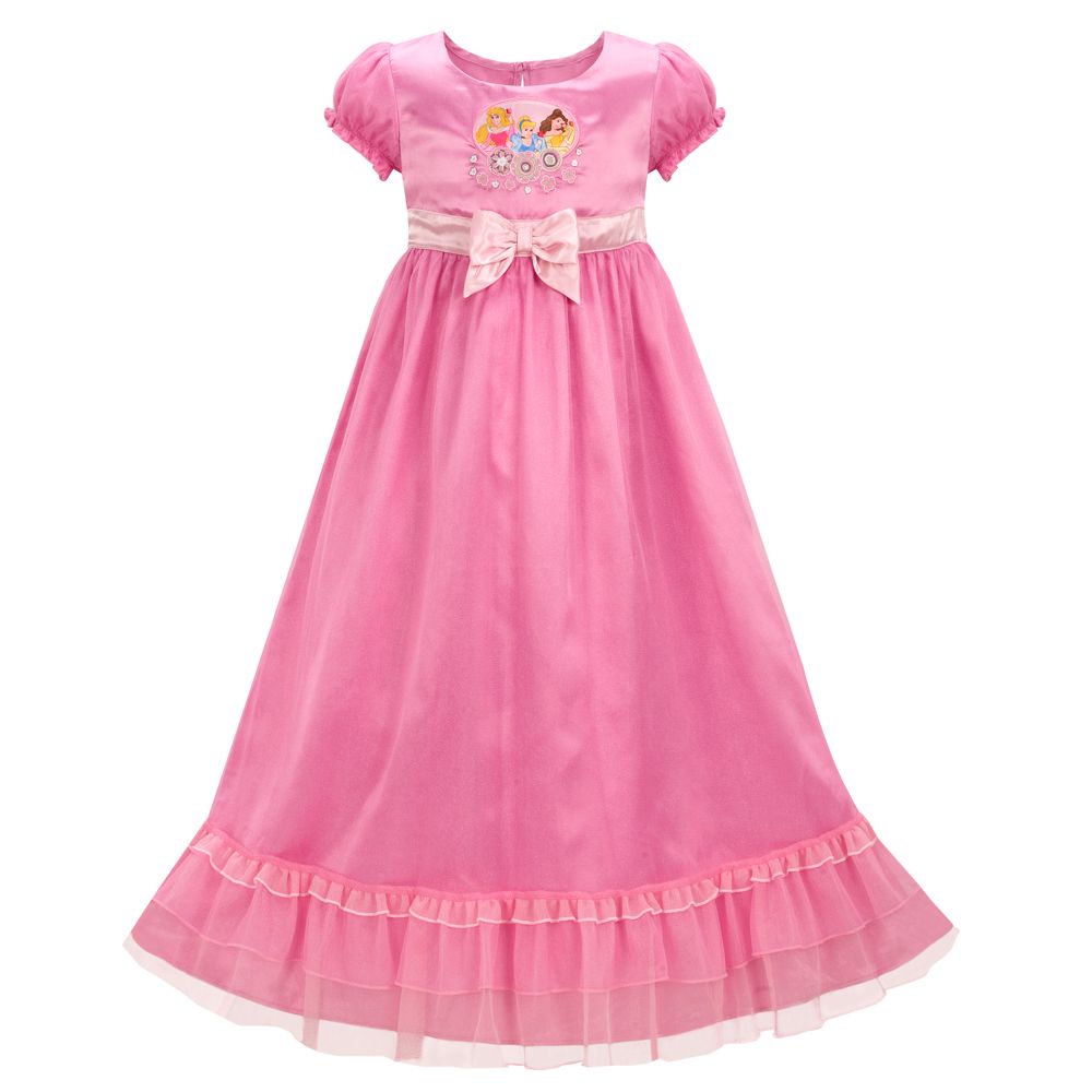 Satin Disney Princess Nightgown for Girls
