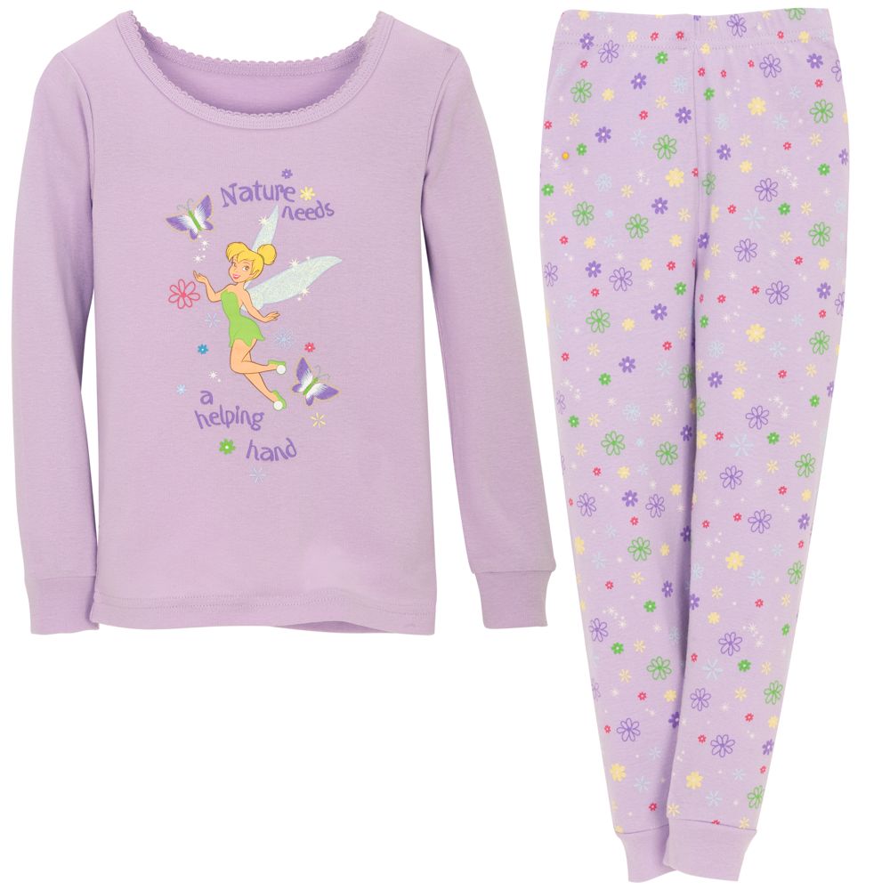 Glitter Tinker Bell PJ Pal for Girls