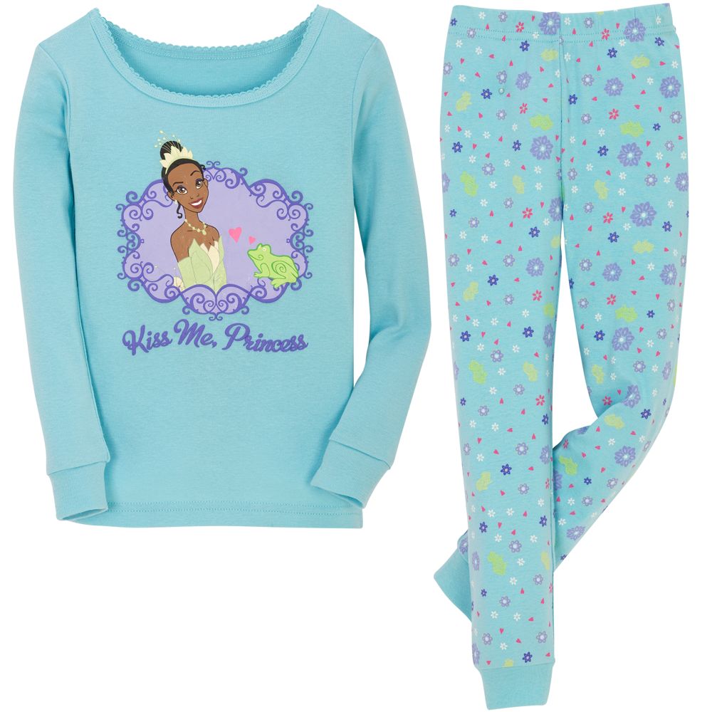 Kiss Me Princess Tiana PJ Pal for Girls
