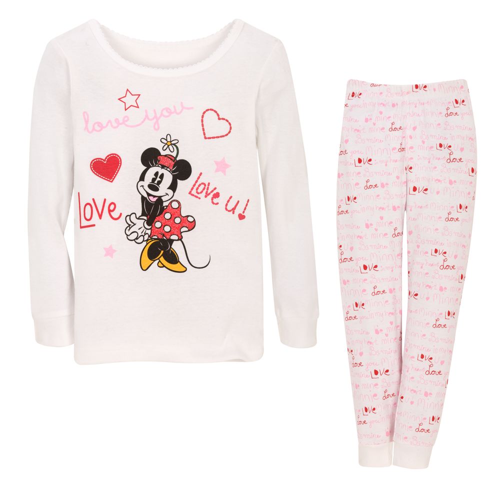 Love You Minnie Mouse PJ Pal for Girls