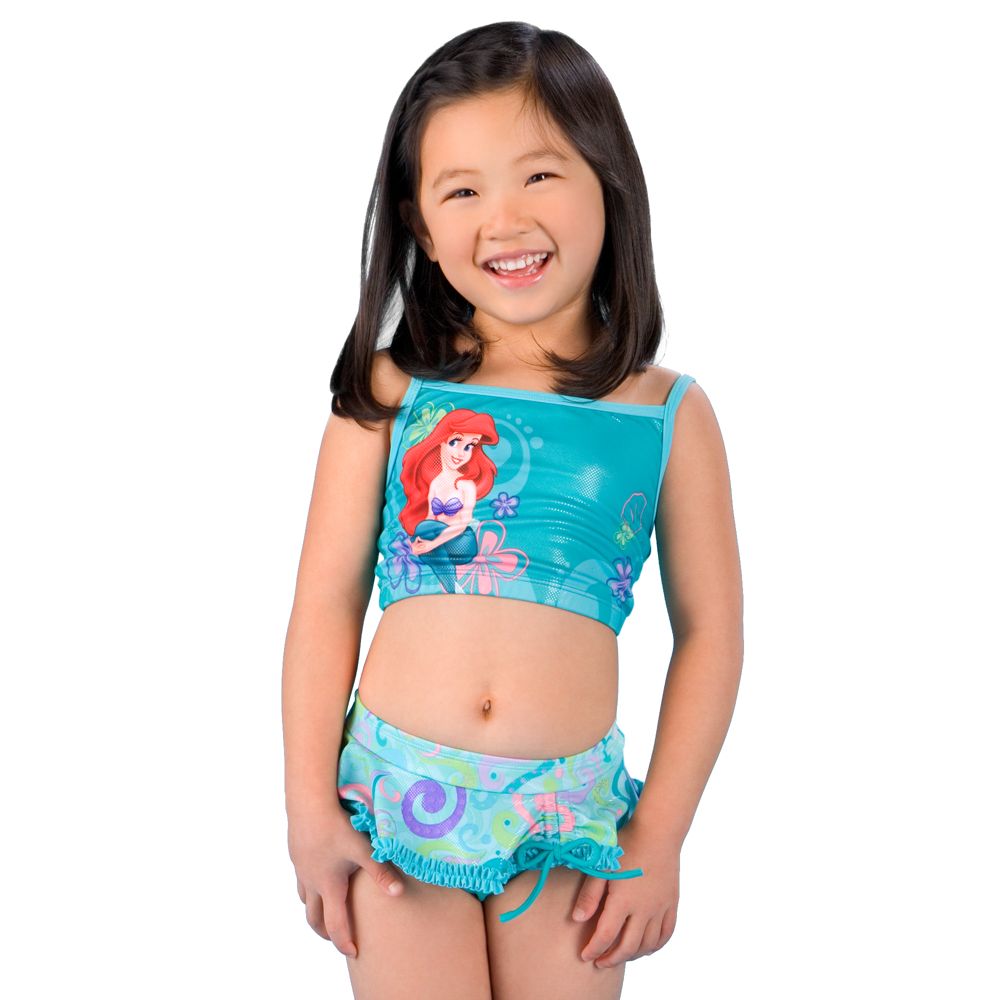 Ruffled Ariel Swimsuit for Girls -- 2-Pc.