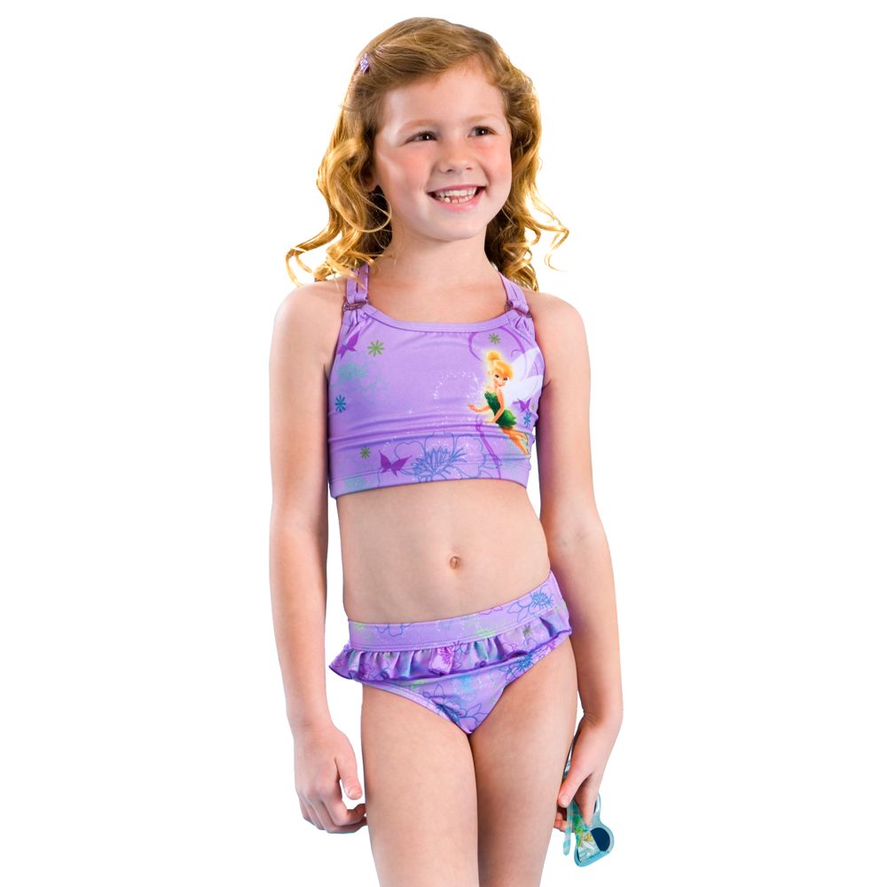 Shimmer Tinker Bell Swimsuit for Girls -- 2-Pc.