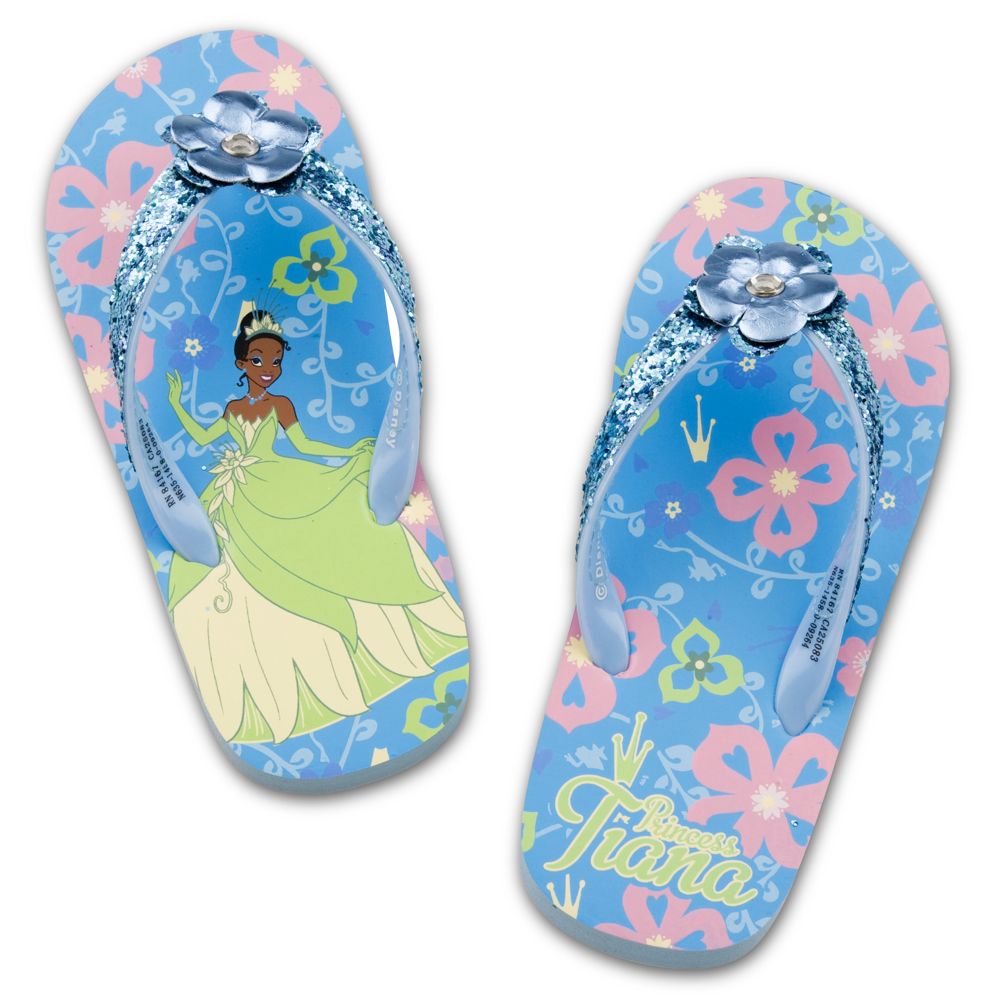Princess Tiana Flip Flops for Girls
