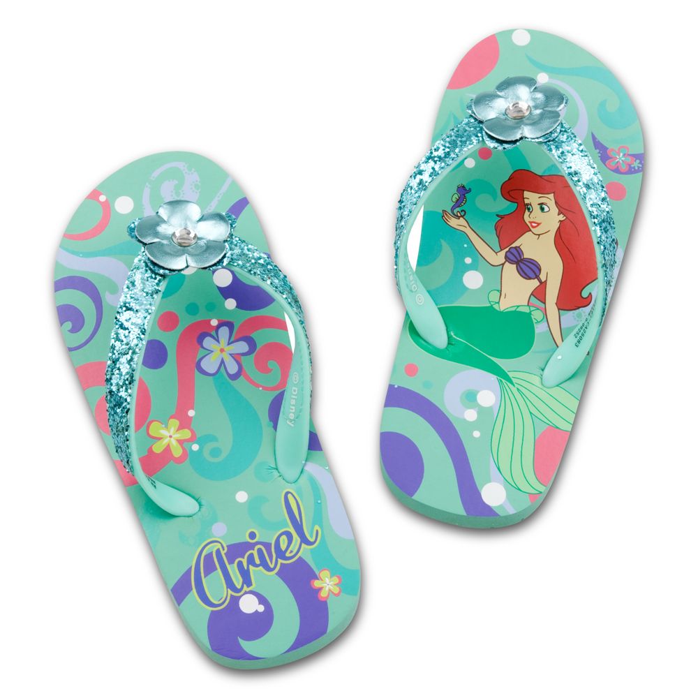 Ariel Flip Flops for Girls