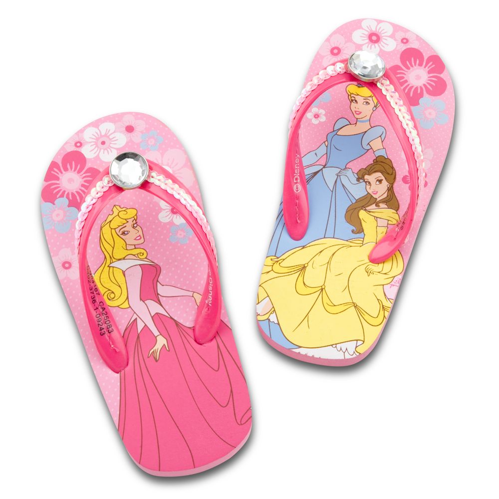 Disney Princess Flip Flops for Girls