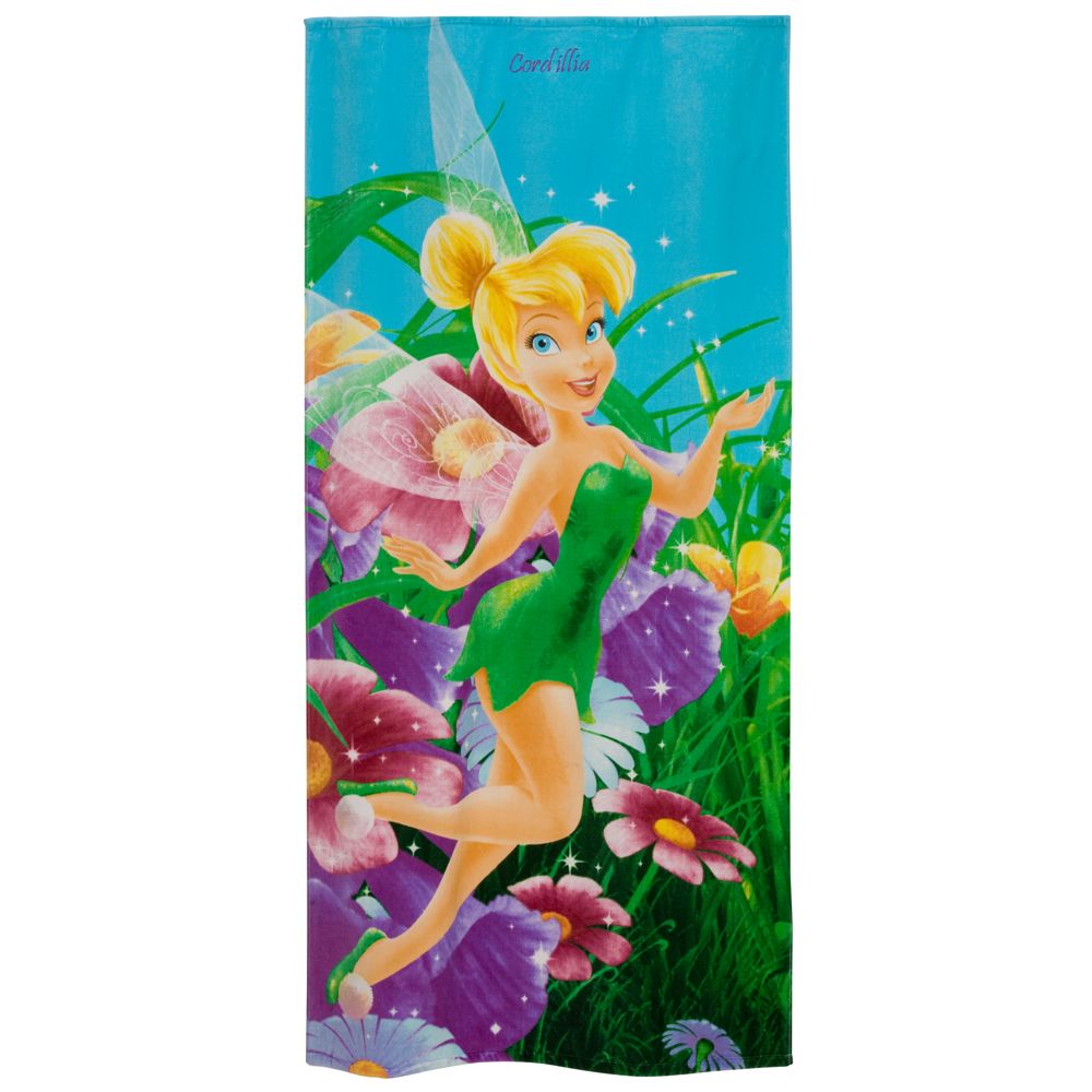 Personalized Tinker Bell Beach Towel