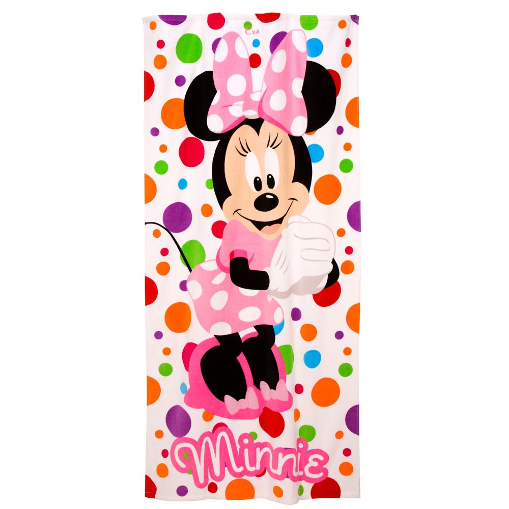 Personalized Minnie Mouse Beach Towel
