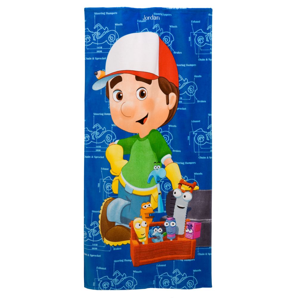 Personalized Handy Manny Beach Towel