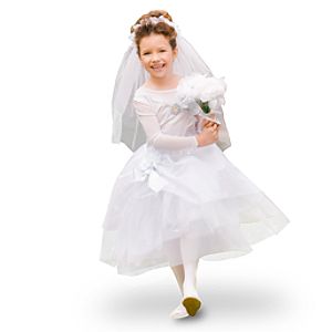 Deluxe Wedding Cinderella Costume for Girls