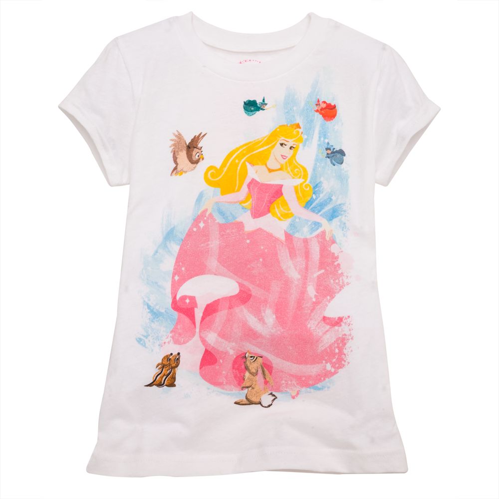 3 FOR Sparkling Sleeping Beauty Tee for Girls