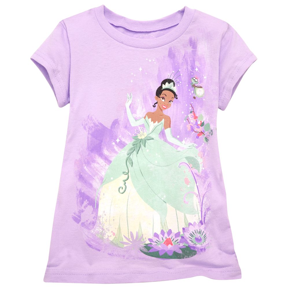 The Princess and the Frog Sparkling Princess Tiana Tee for Girls
