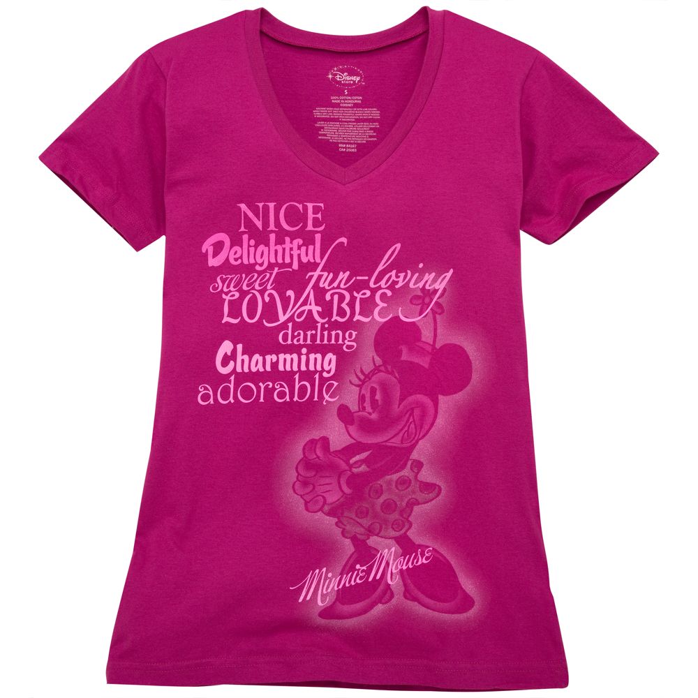 2 FOR Glittering Personality Minnie Mouse Tee for Women