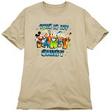 ''This Is My Party Shirt'' Tee for Adults -- Khaki