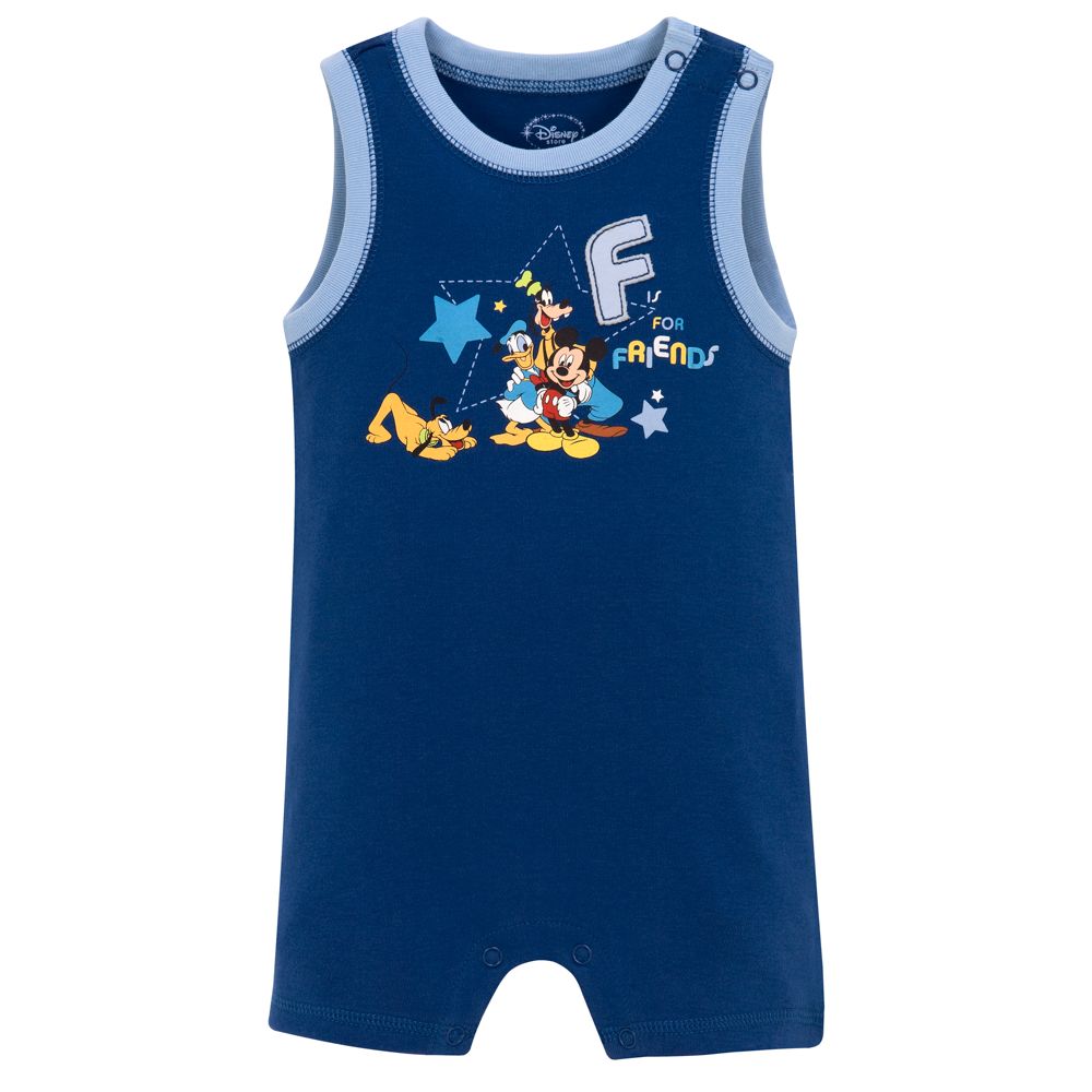 Fab 4 Mickey and Friends Bodysuit for Infants