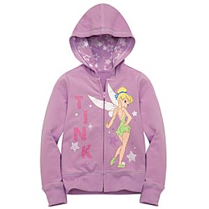 Zip-Up Hoodie Tinker Bell Jacket for Girls