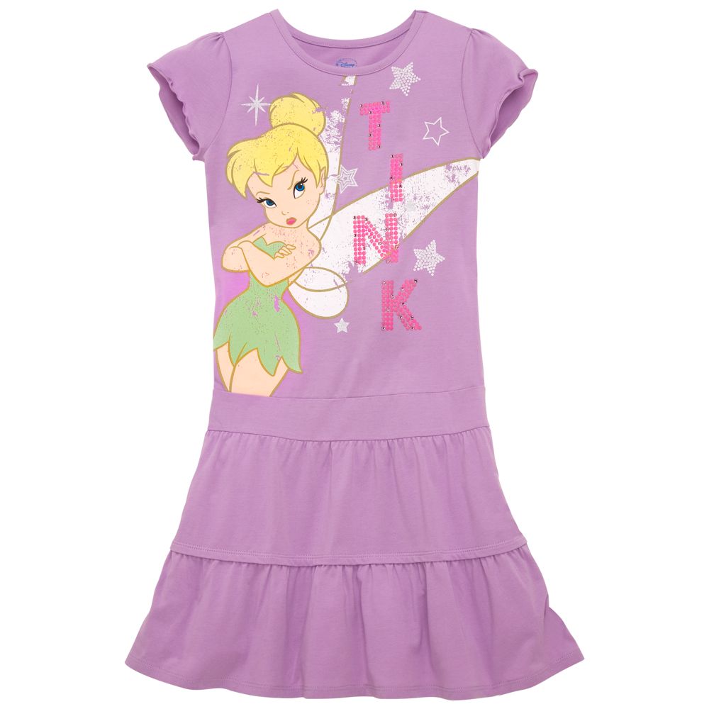 Tiered Hem Tinker Bell Dress for Girls