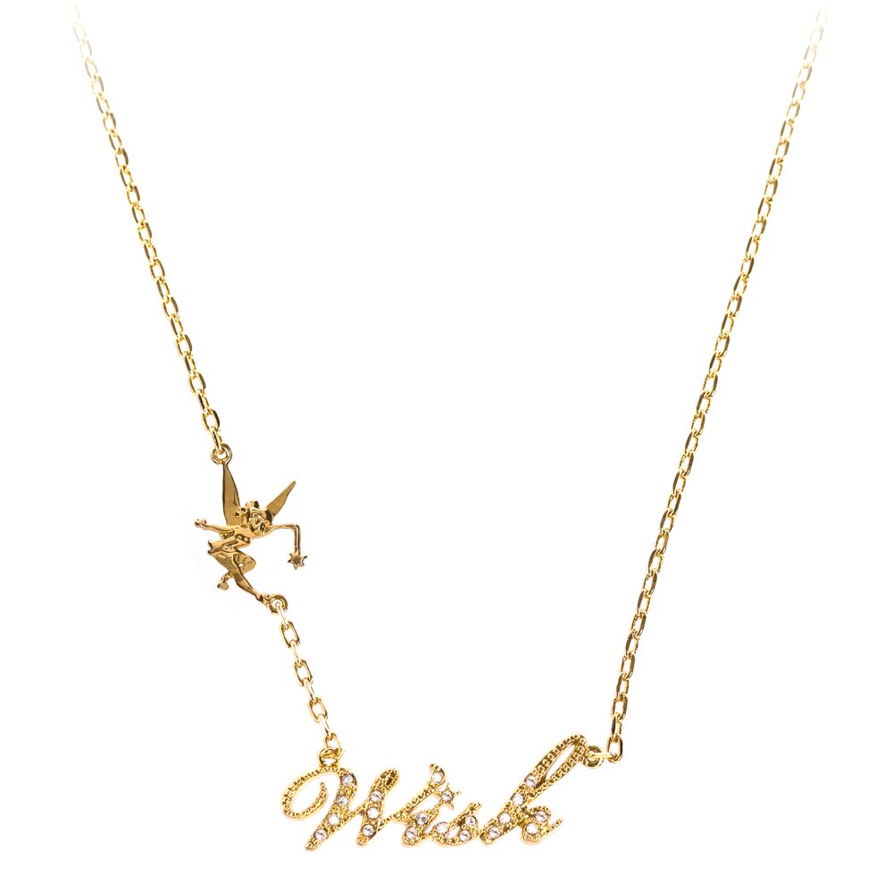 ''Wish'' Tinker Bell Necklace by Disney Couture