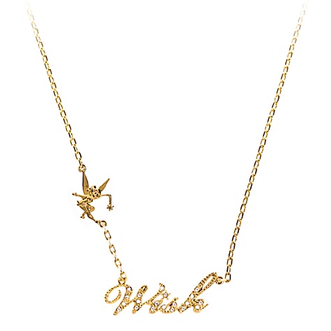 ''Wish'' Tinker Bell Necklace by Disney Couture