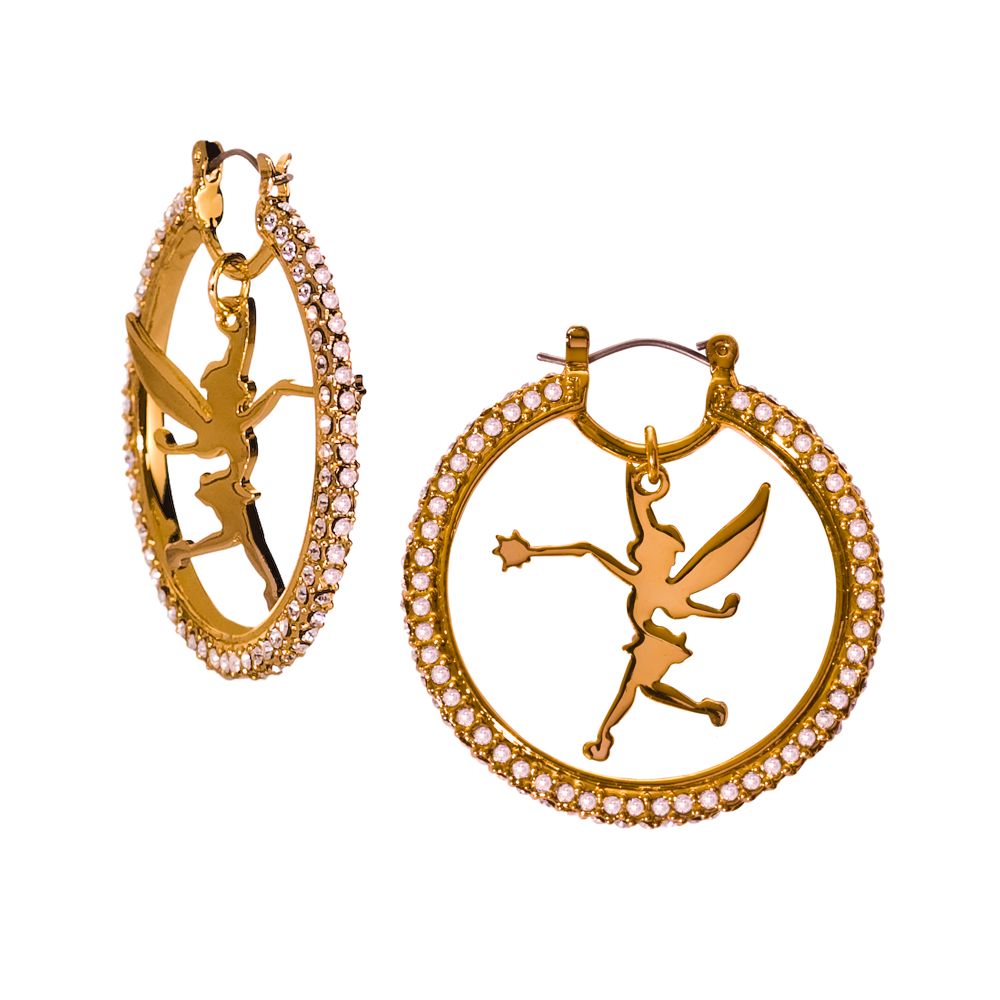Pavé Crystal Tinker Bell Earrings by Disney Couture