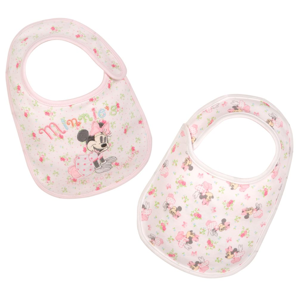 Minnie Mouse Bibs for Infants -- 2-Pc.