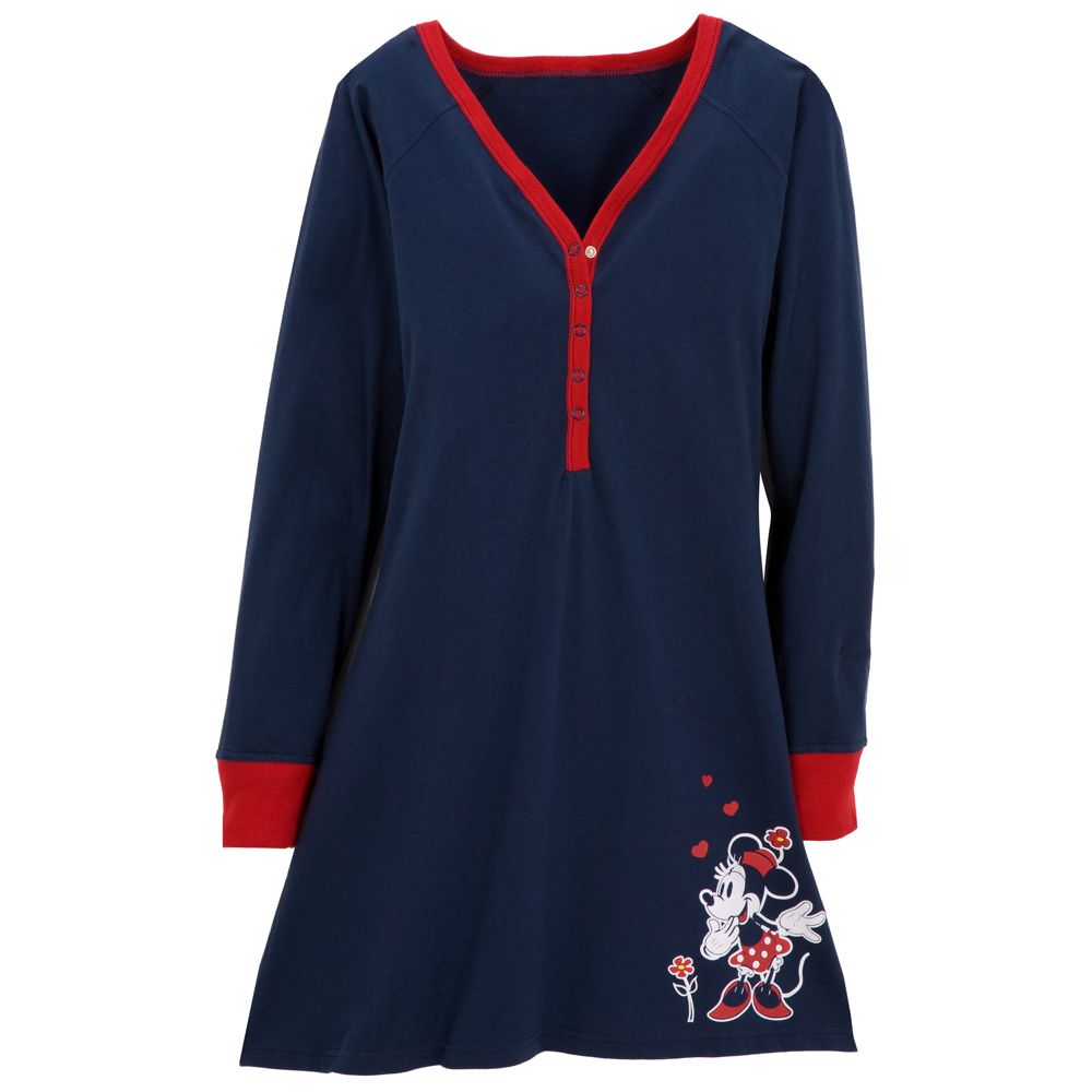 Sweetheart Mickey and Minnie Mouse Nightgown for Women