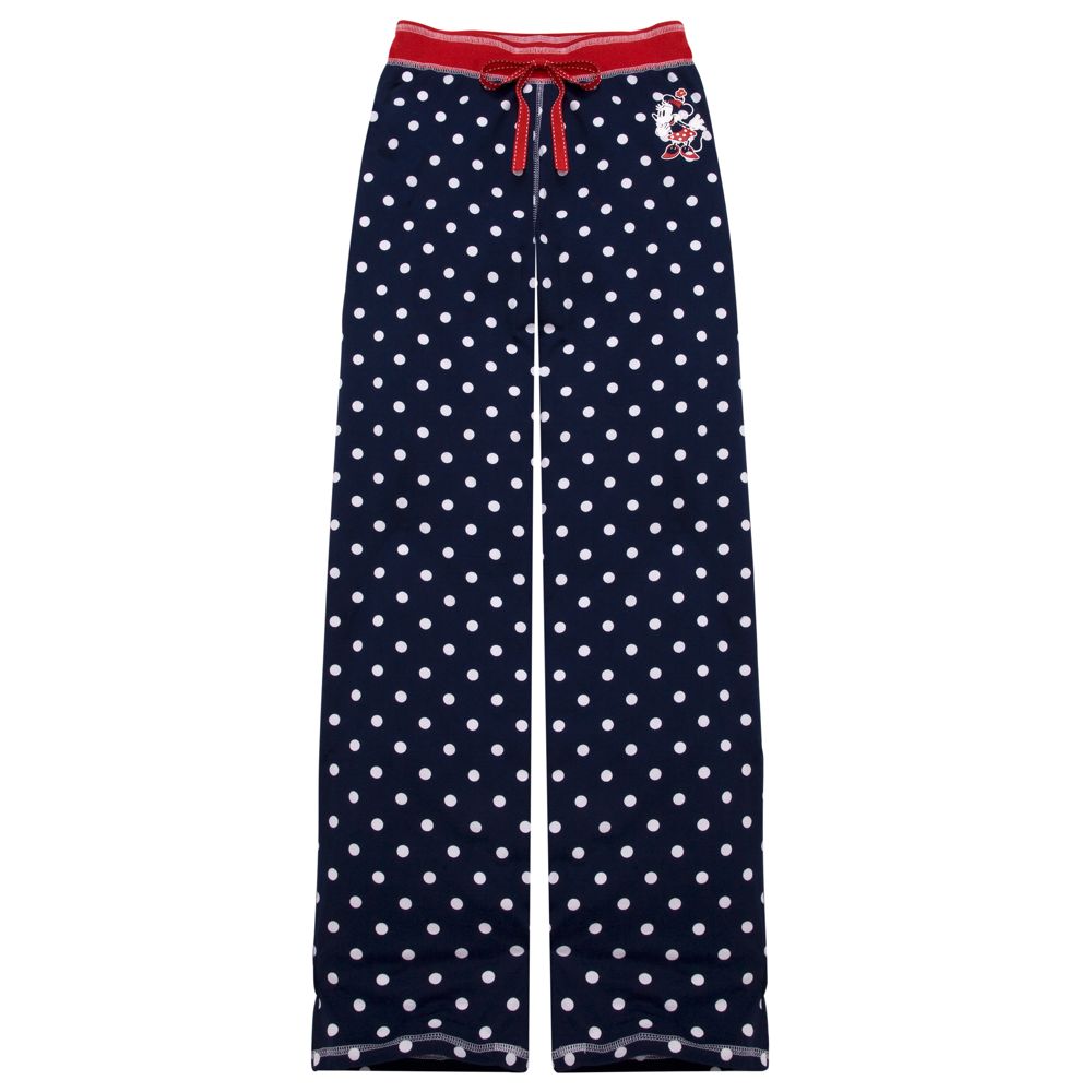 Sweetheart Mickey and Minnie Mouse Pajama Bottoms for Women