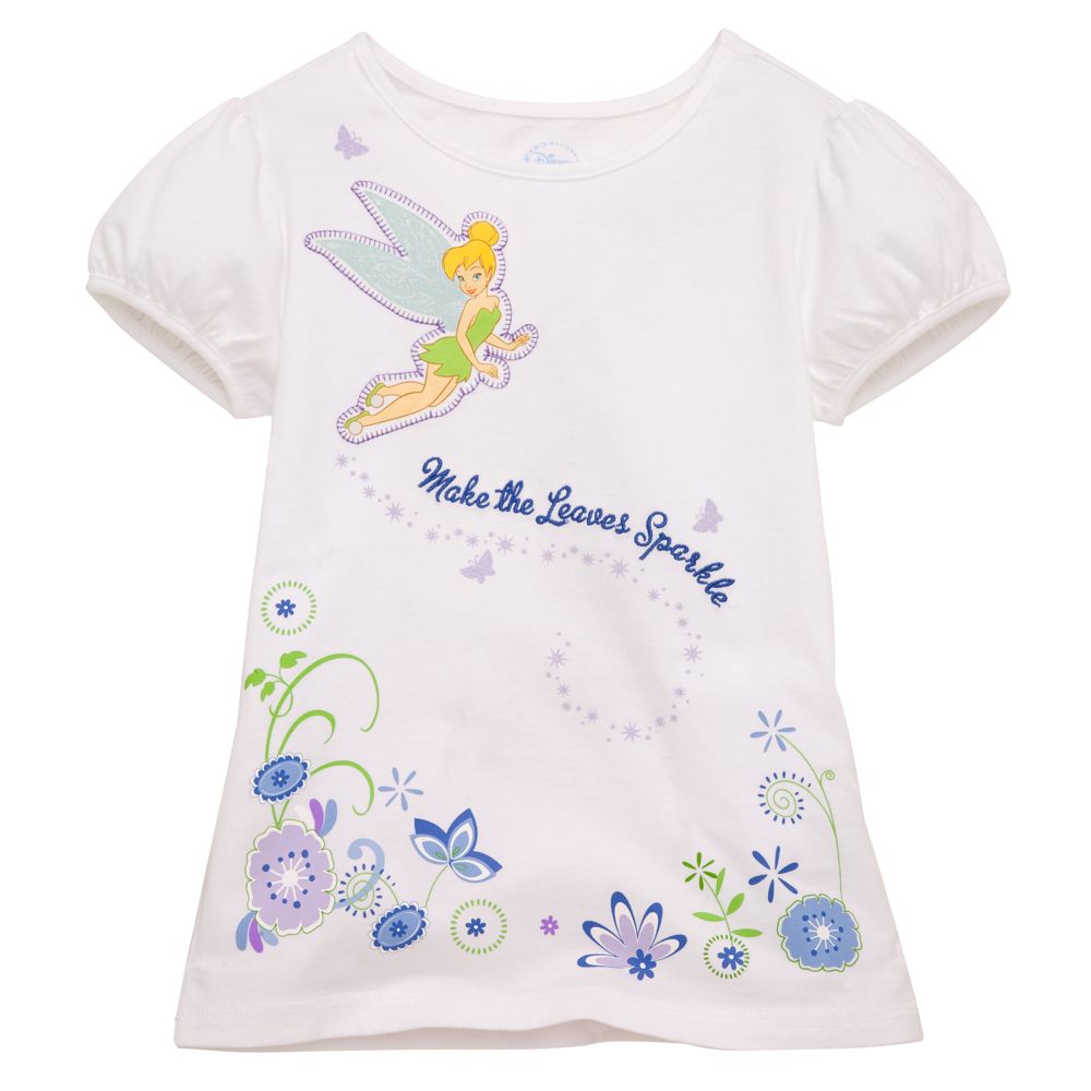 Make the Leaves Sparkle Tinker Bell Tee for Girls
