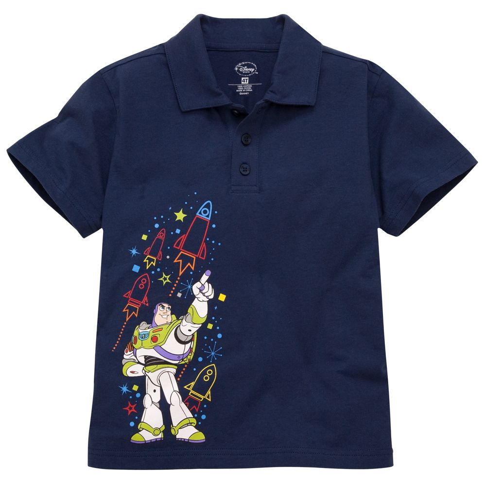 Buzz Lightyear Polo for Toddler Boys