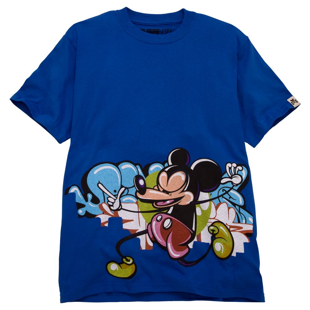 Limited BLOC28 Rime Graffiti Mickey Mouse Tee for Men