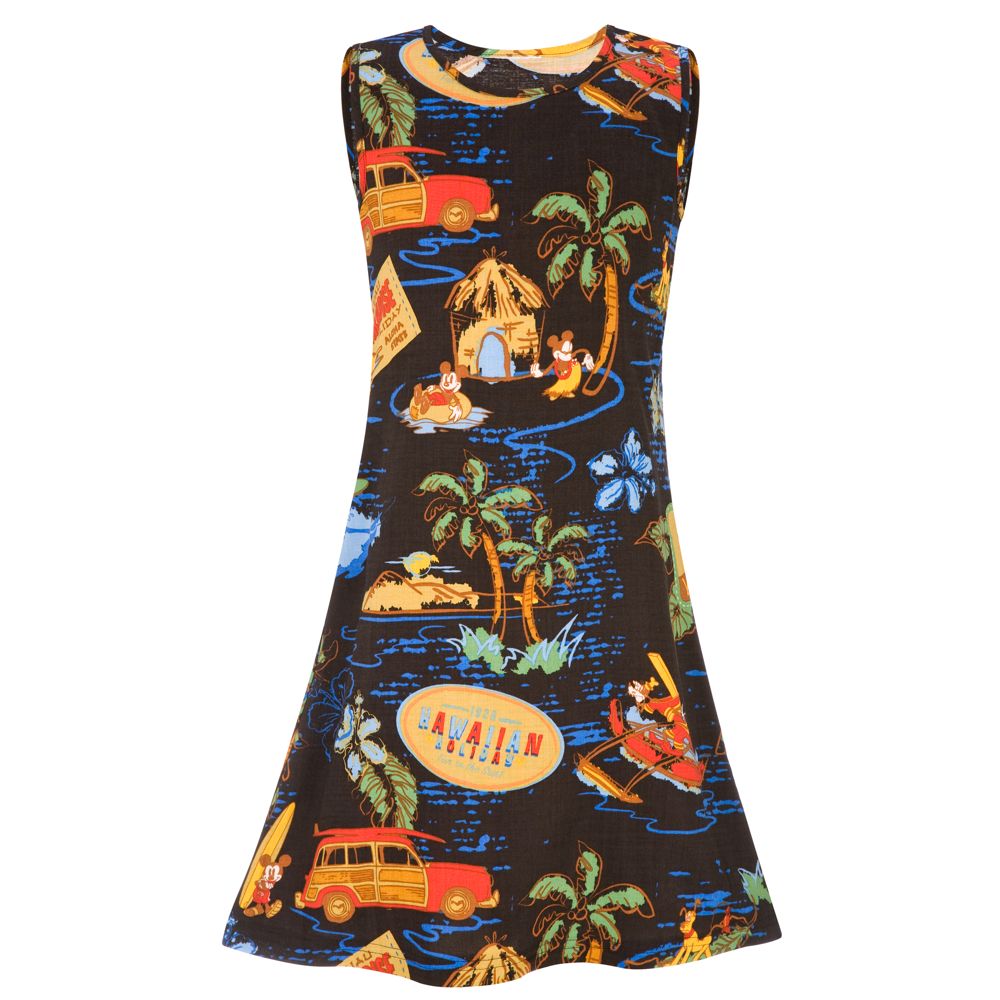Aloha Mickey Mouse and Friends Hawaiian Dress for Girls