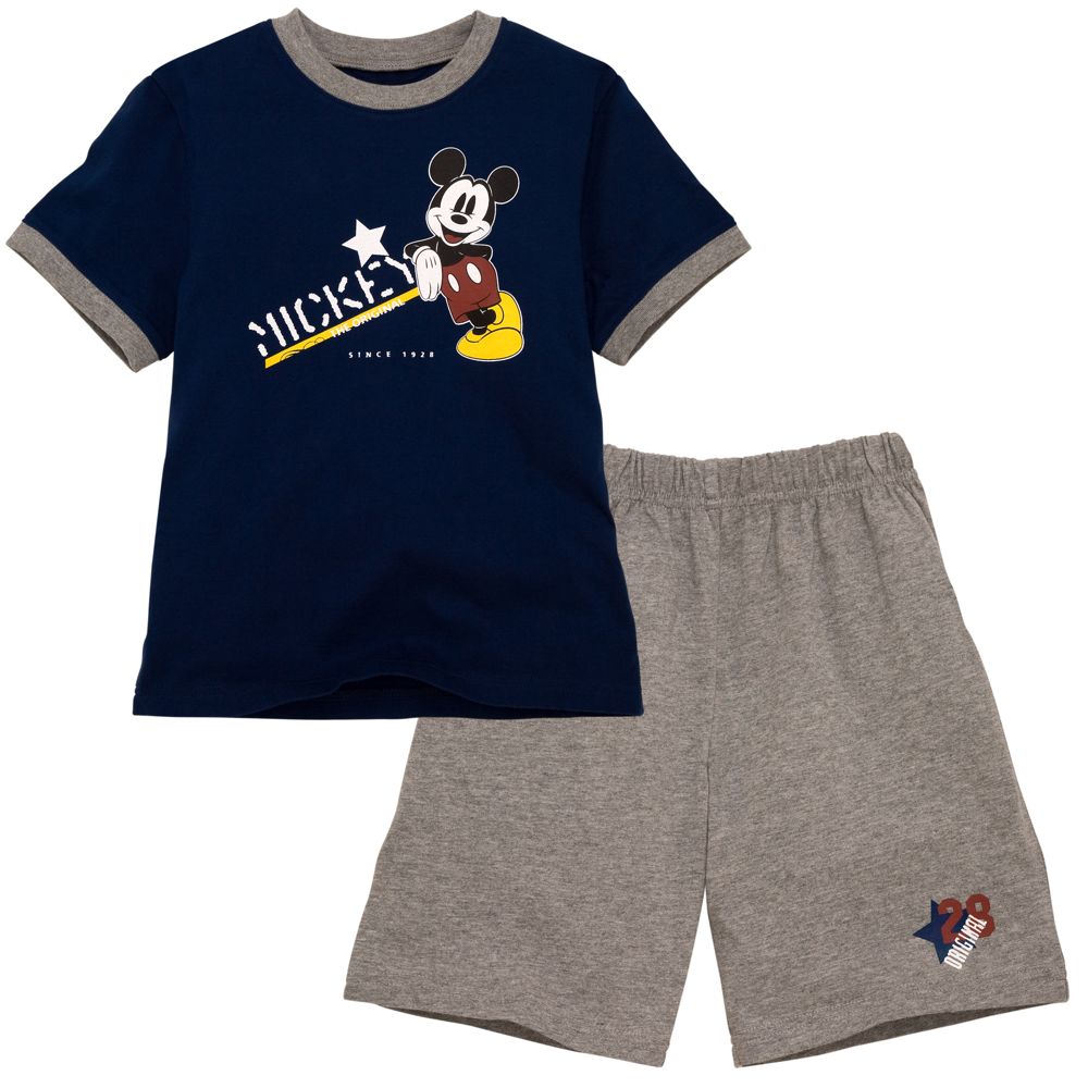 Mickey Mouse Tee and Shorts Set for Boys