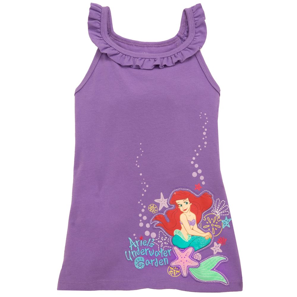 Underwater Garden Ariel Tank Top for Girls