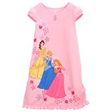 Ruffled Disney Princess Nightshirt for Girls