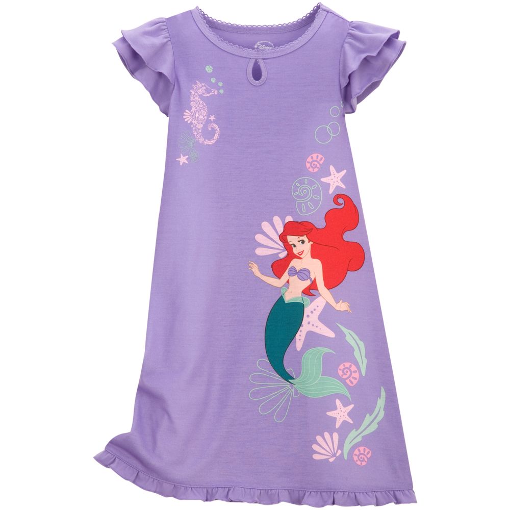 Ruffled Ariel Nightshirt for Girls