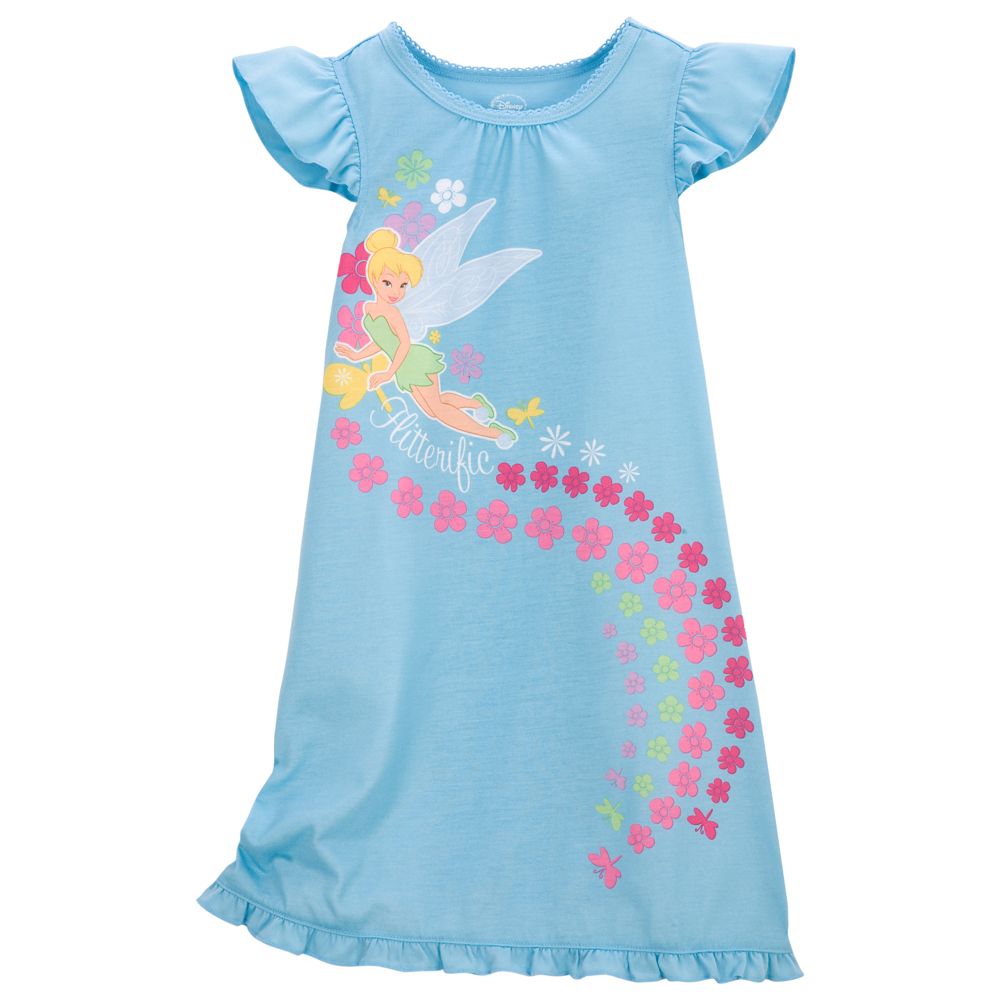 Ruffled Tinker Bell Nightshirt for Girls