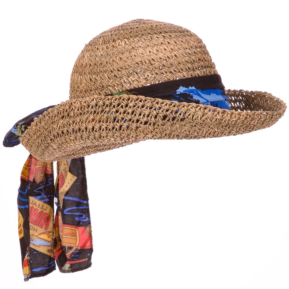 Aloha Mickey Mouse and Friends Hawaiian Straw Hat for Women