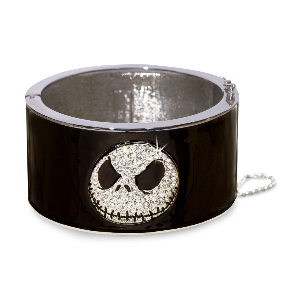 Tim Burton's The Nightmare Before Christmas Jack Skellington Crystal Cuff Bracelet