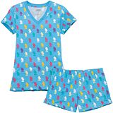 Rainbow Mickey Mouse Short Pajamas for Women