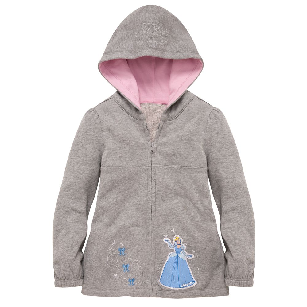 Glitter Cinderella Hoodie Jacket for Girls