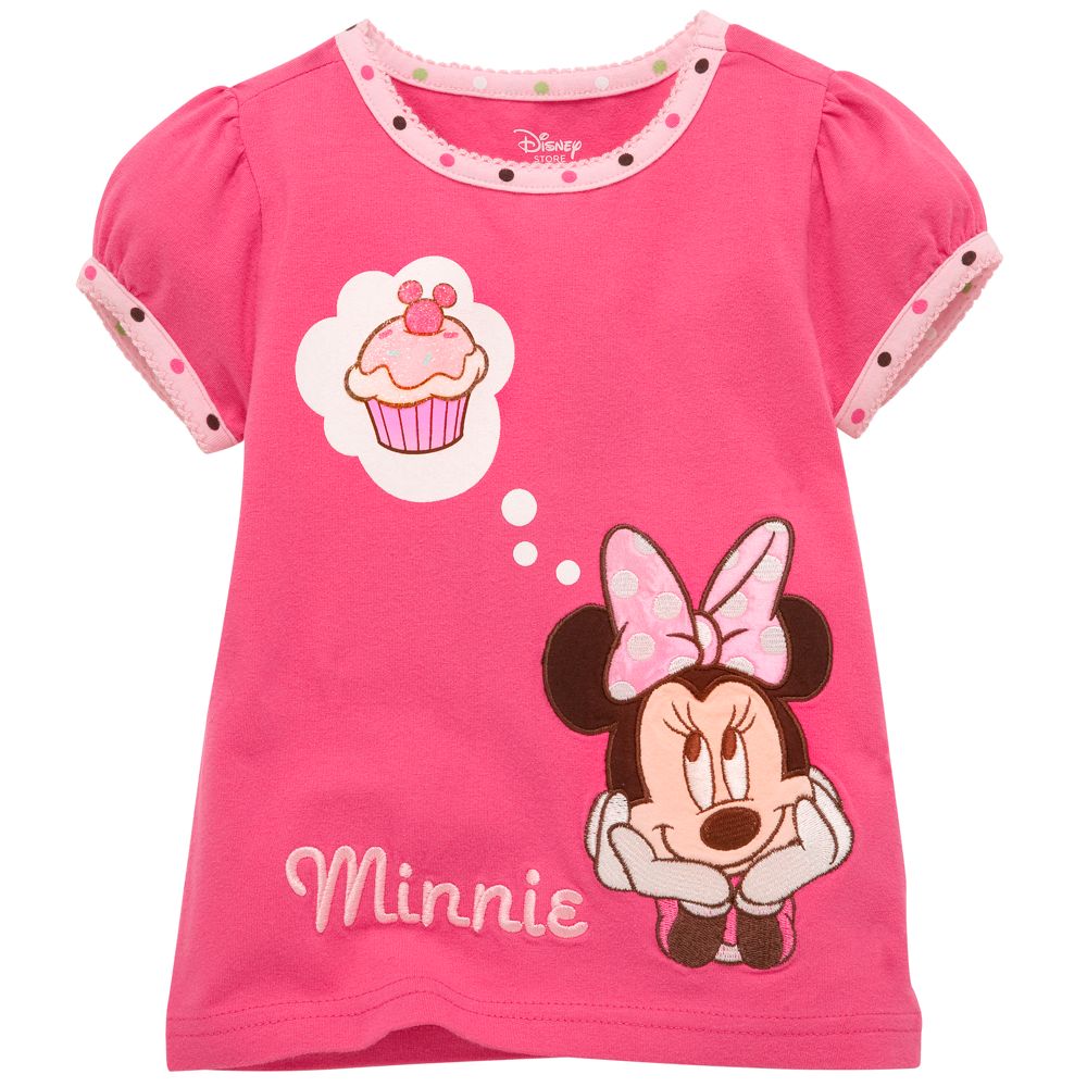 Cupcake Dreams Minnie Mouse Tee for Girls