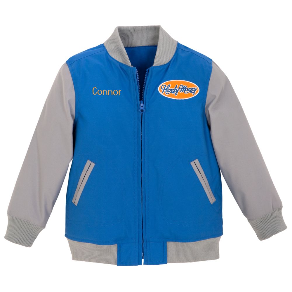 Personalized Varsity Handy Manny Jacket for Toddler Boys