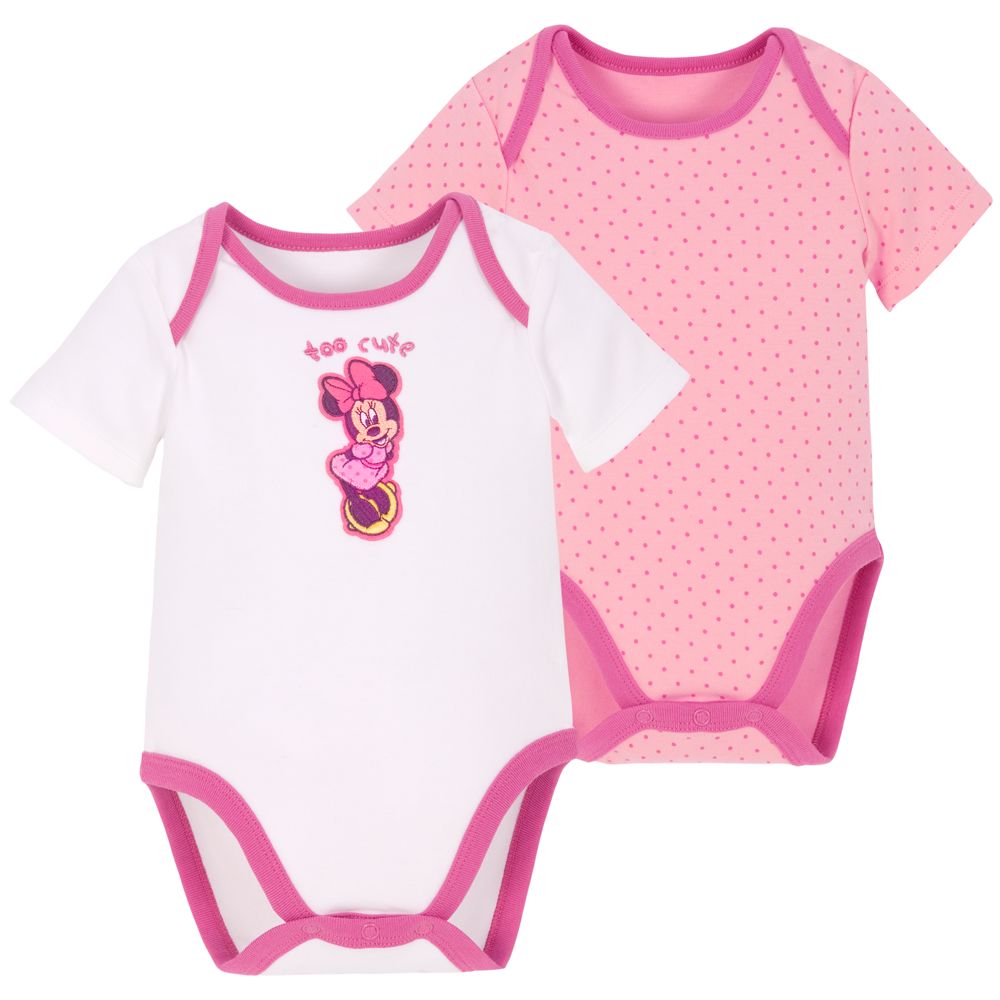 Minnie Mouse Bodysuits for Infants -- 2-Pc.