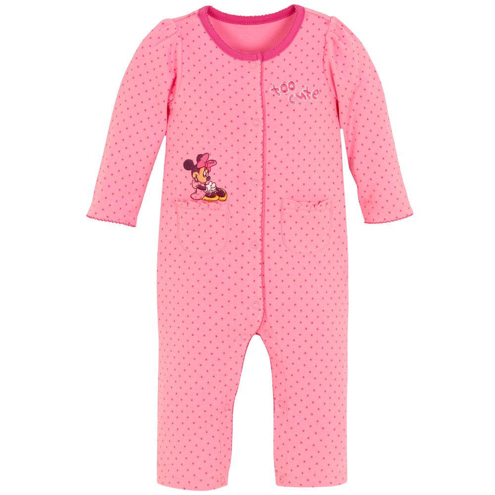 Polka Dot Minnie Mouse Coverall for Infants