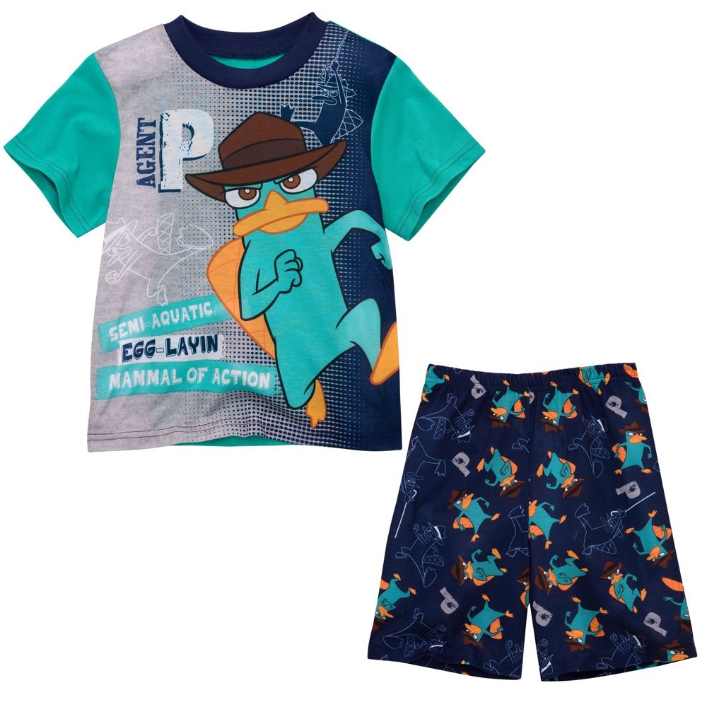 Agent P Phineas and Ferb PJ Set for Boys