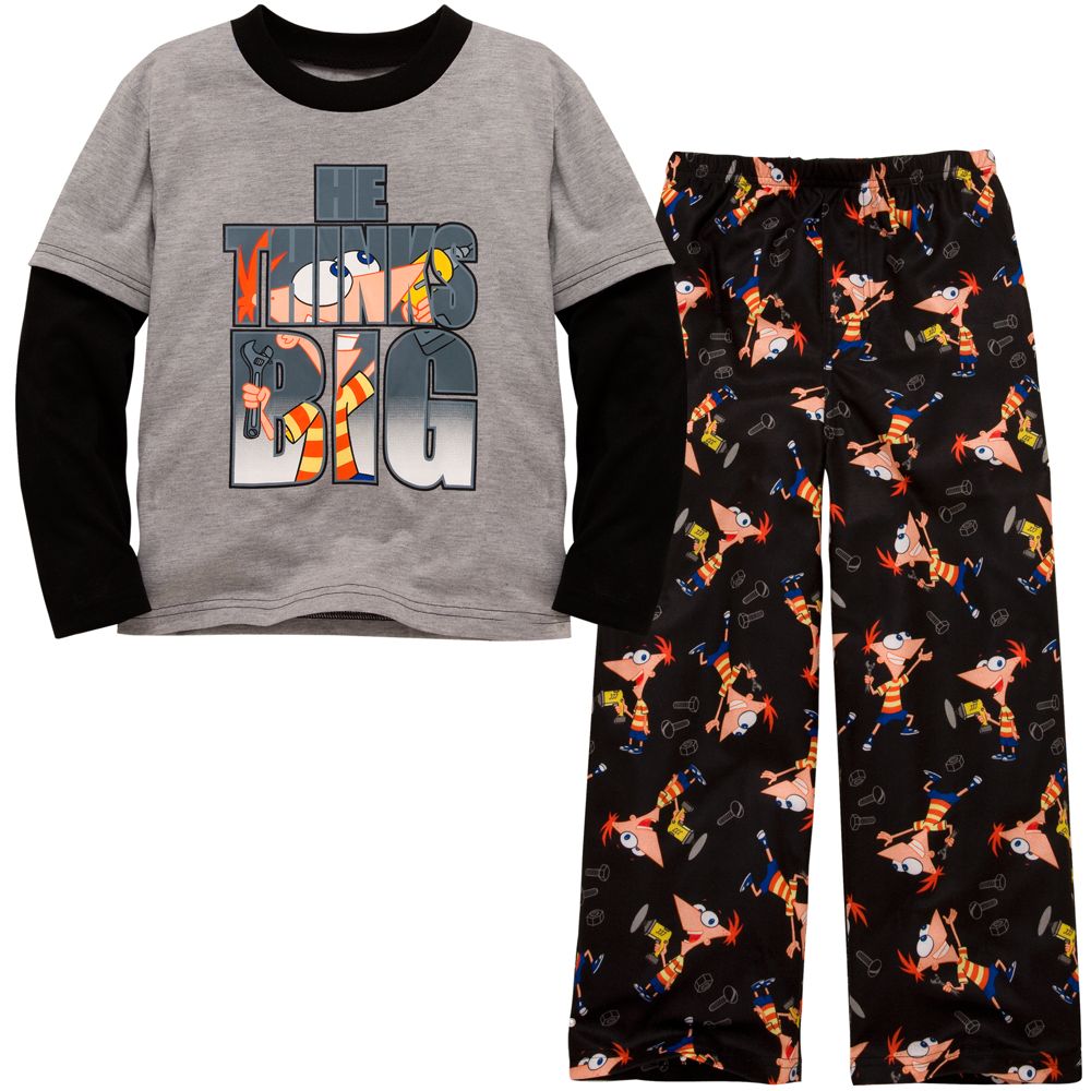 He Thinks Big'' Phineas PJ Set for Boys