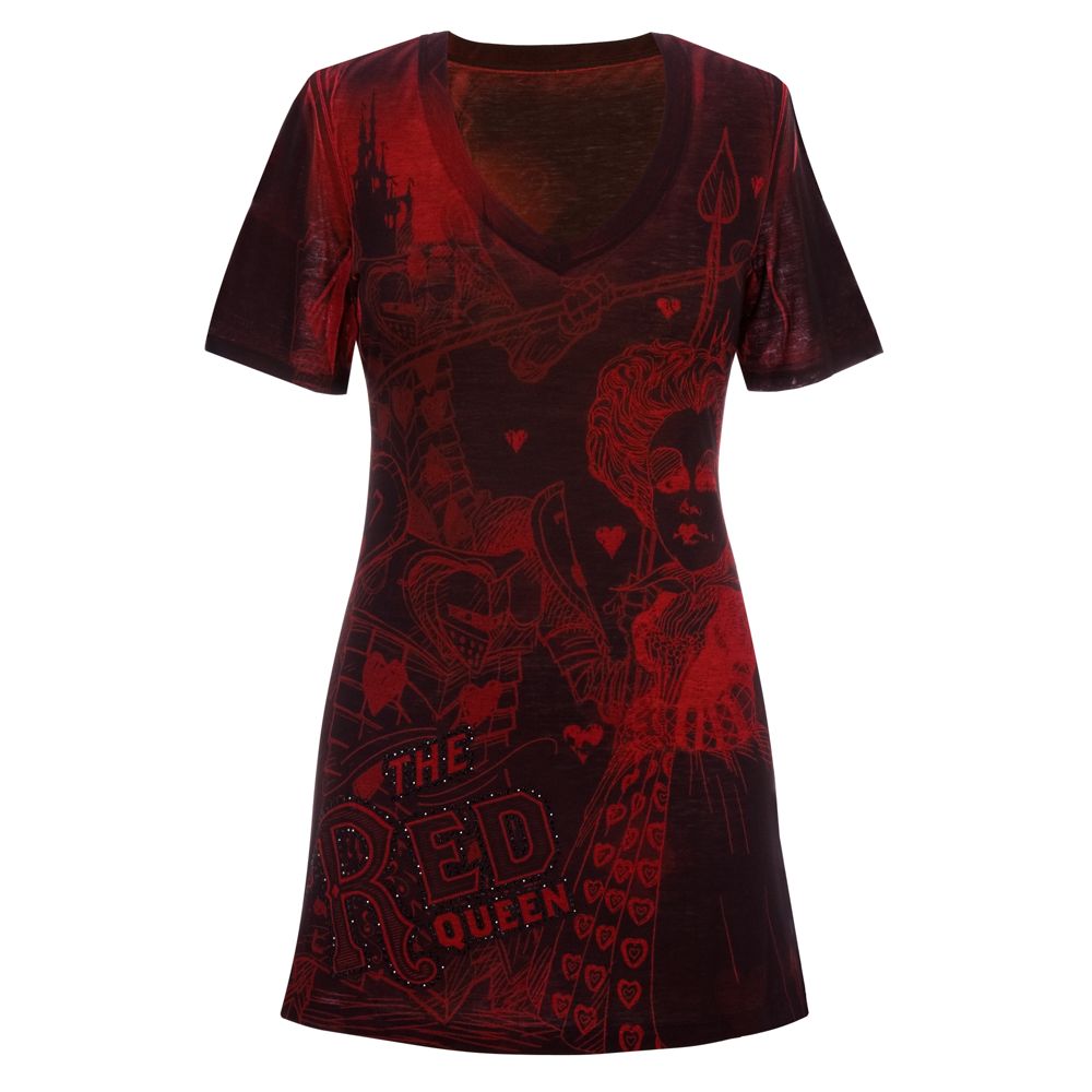 Red Queen Alice in Wonderland Tee for Women