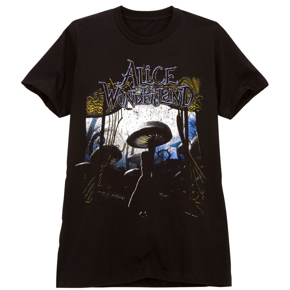Mushrooms Alice in Wonderland Tee for Men