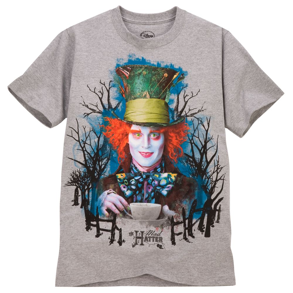 Mad Hatter Alice in Wonderland Tee for Adults