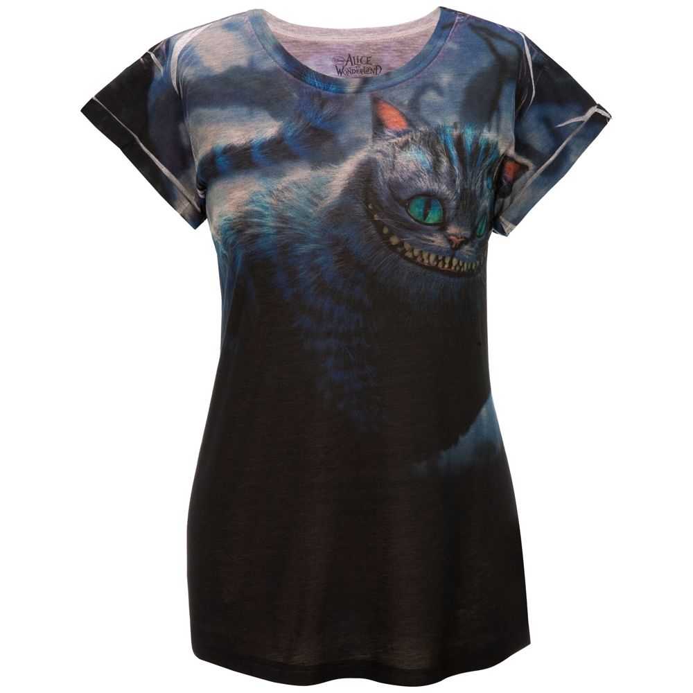 Cheshire Cat Alice in Wonderland Tee for Women